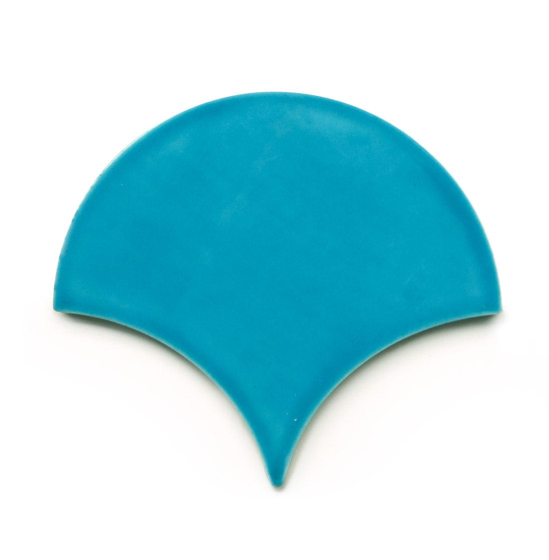 Large Moroccan Blue Fish Scale Tile - light blue mermaid/fish scale tile