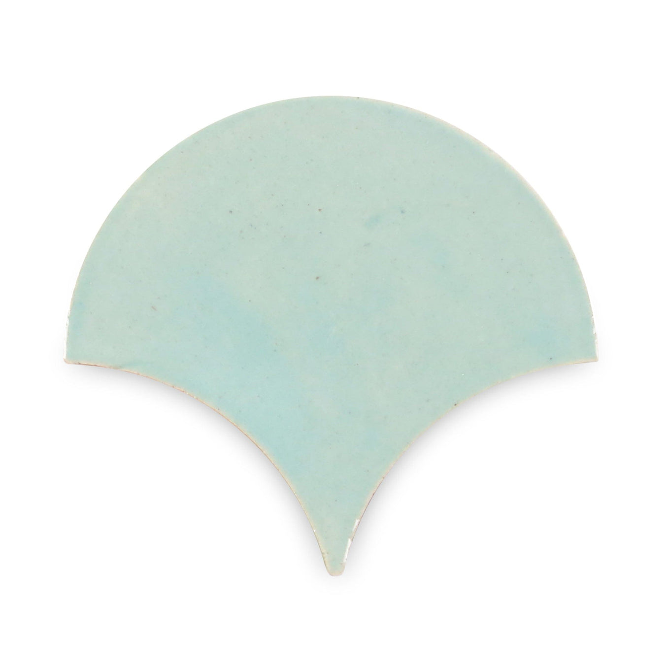 ceramic mermaid / Moroccan fish scale tile in blue-green color, light green moroccan fish scale tile, seafoam green moroccan fish scale tile, light green mermaid tile, seafoam green mermaid tile