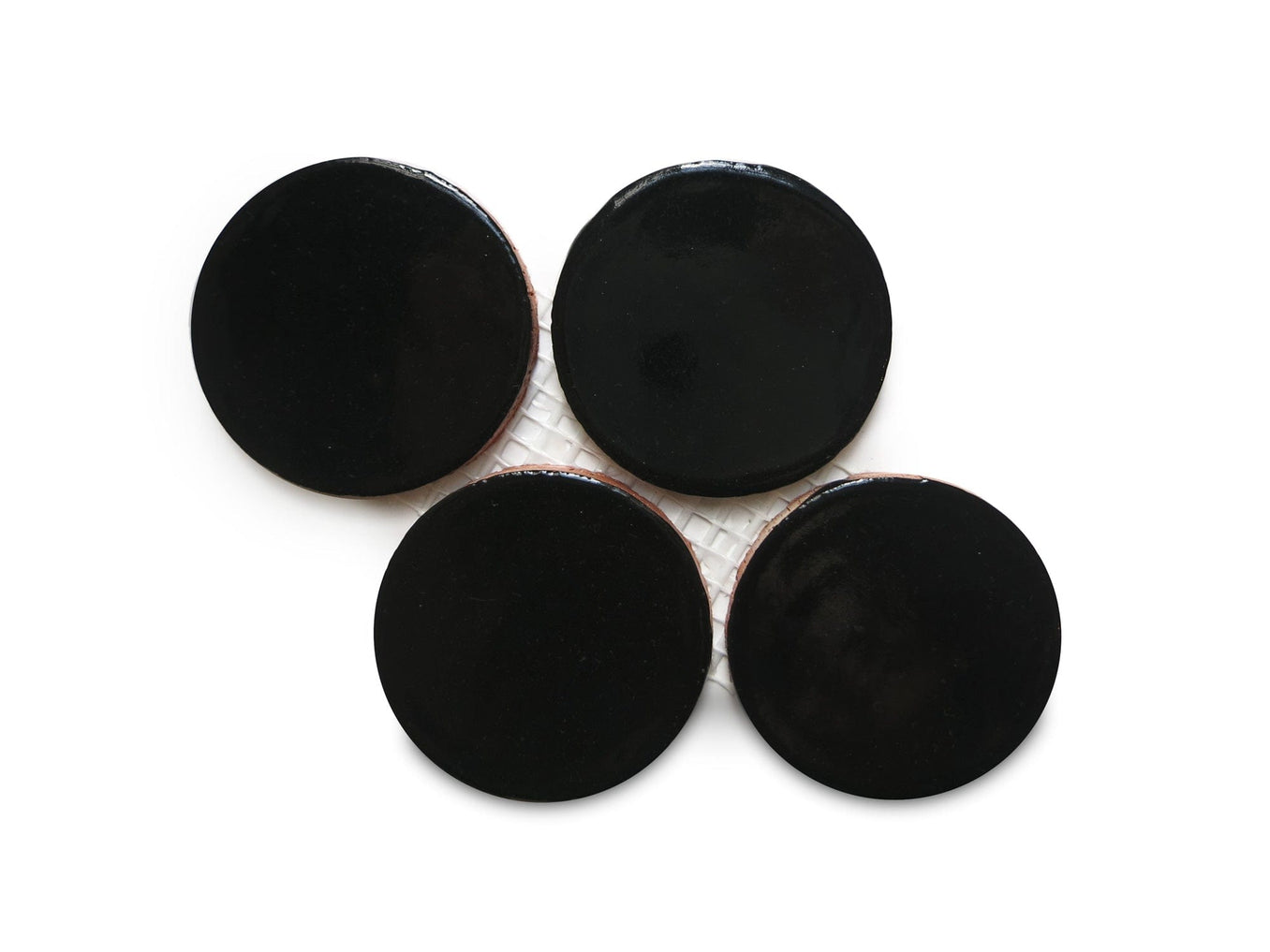 Large Penny Rounds Tile - 613 Black - Sample