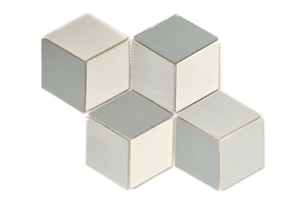 Medium Diamonds - 11 Deco White, 77E Grey + 60 Silver Lining