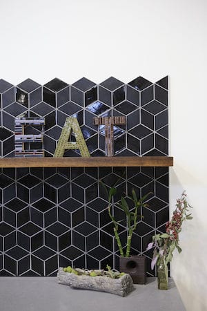 Medium Diamonds- Black Installed