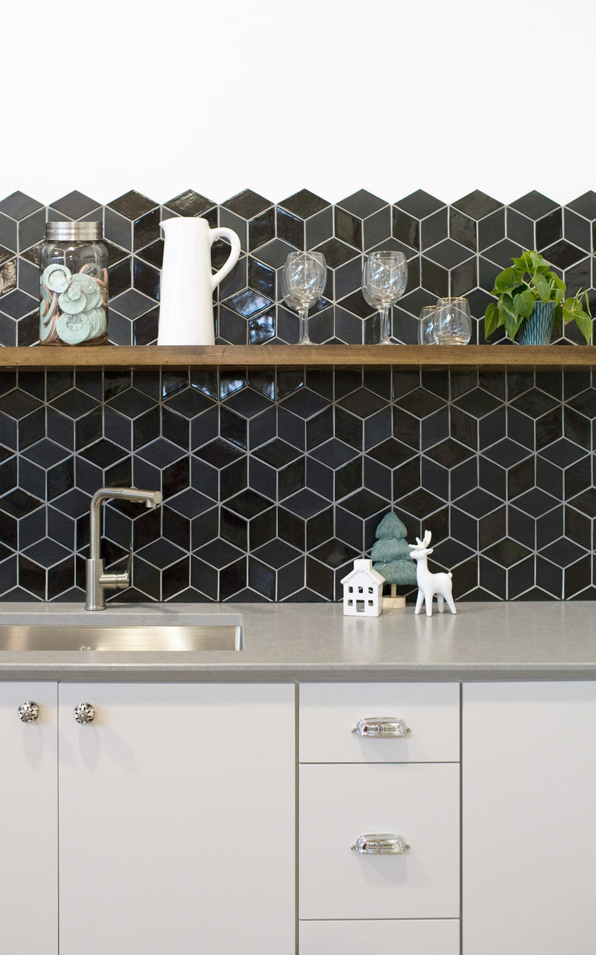 Medium Diamonds- Black Installed full