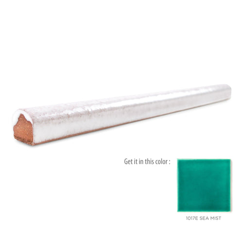 Pencil Liner Trim 1017E Sea Mist, blue green pencil liner tile, blue green tile trim, blue green pencil liner tile trim