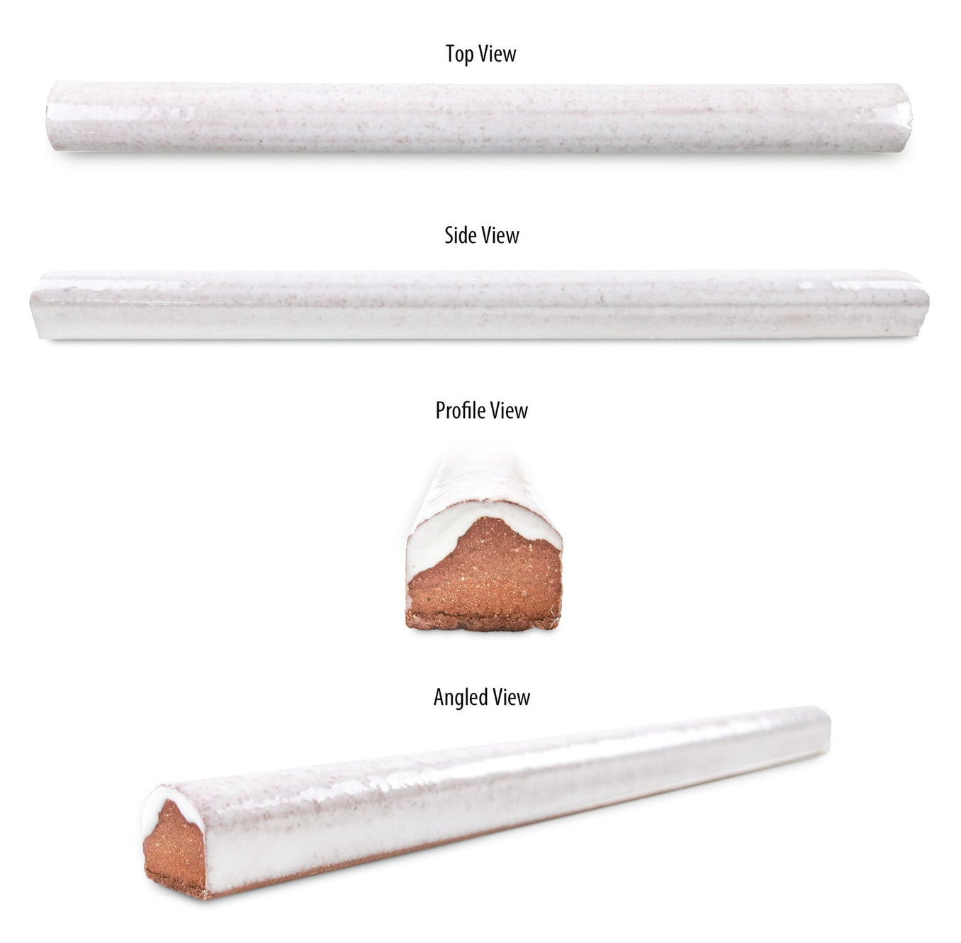 white pencil liner tile trim, white pencil liner tile, white pencil liner, white tile trim