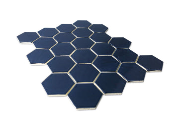 Small Hexagon - 61 Navy