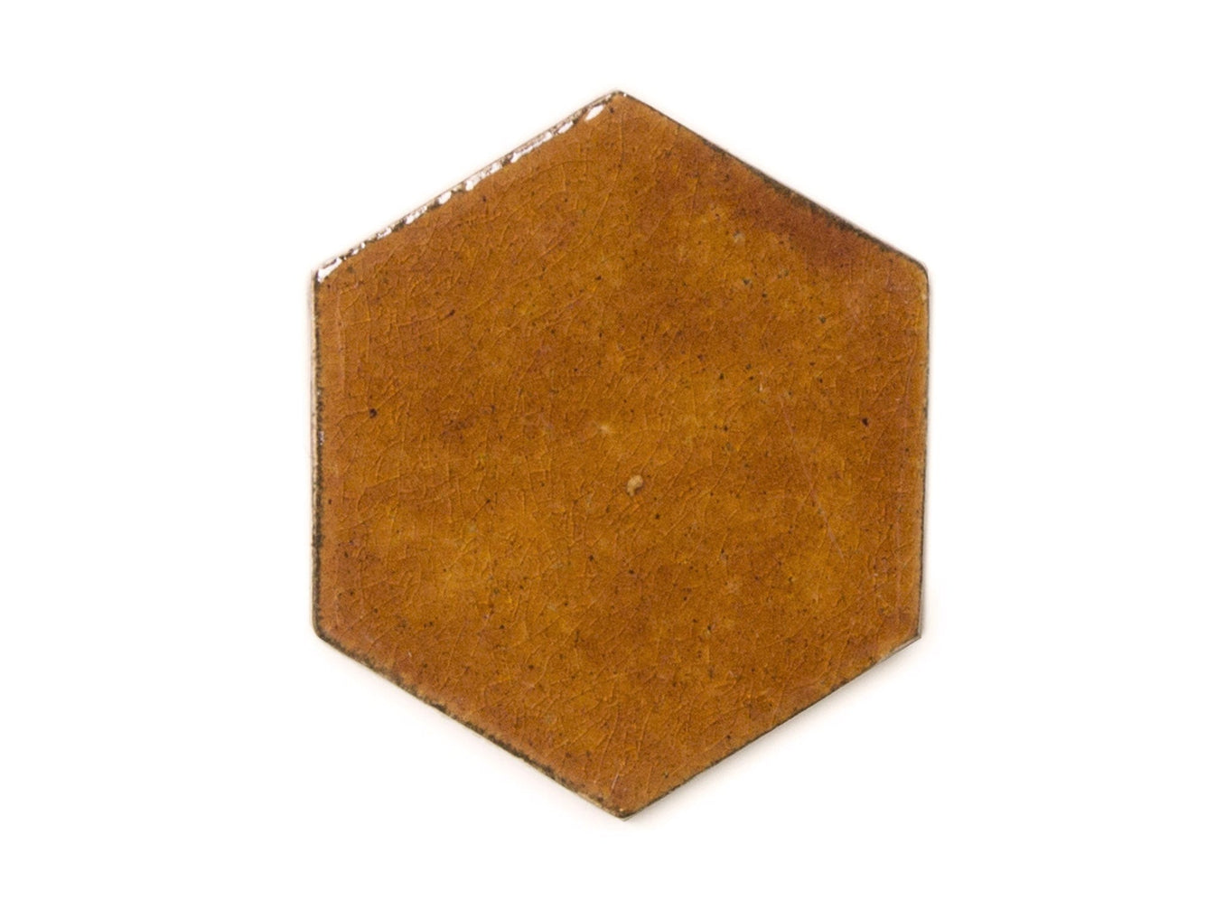 Small Hexagon - Amber