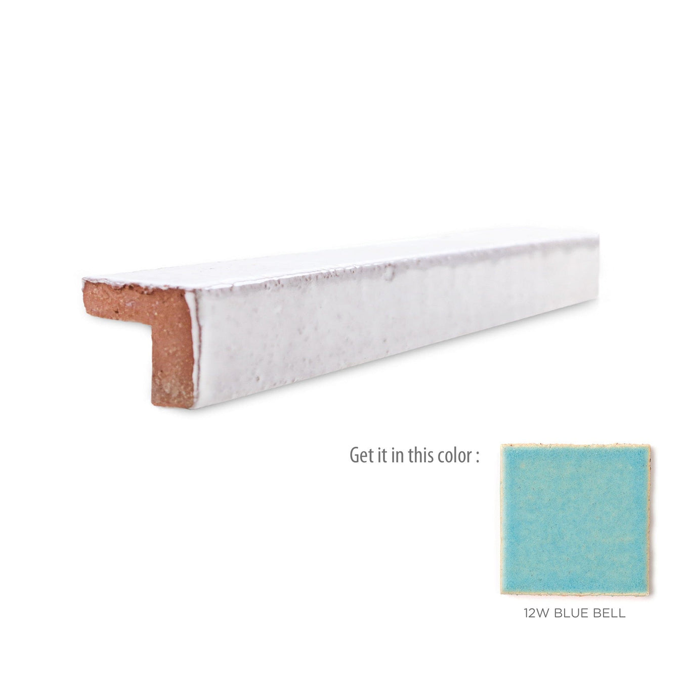V Cap Trim Tile - 12W Blue Bell