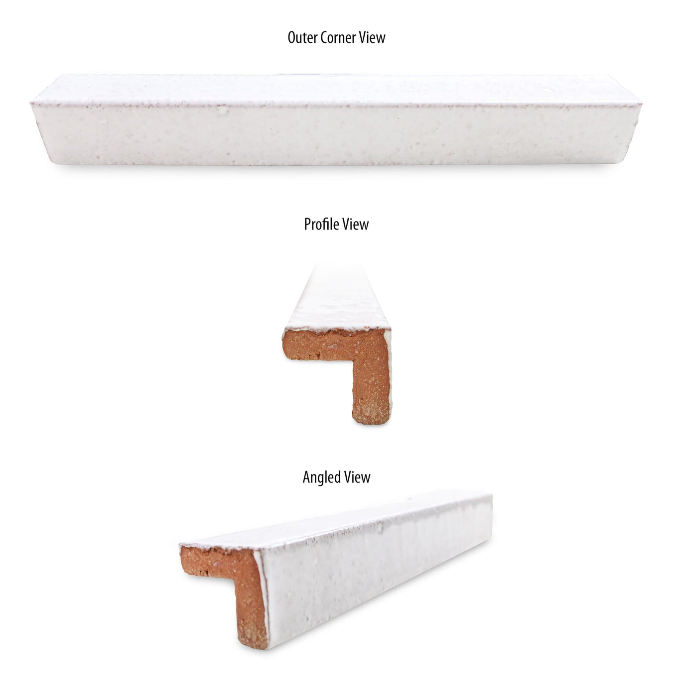 v cap trim tile 130 white