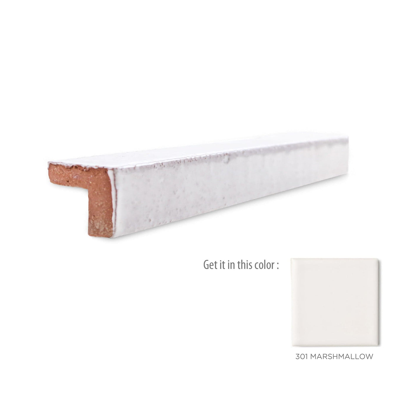 v cap trim tile - 301 marshmallow